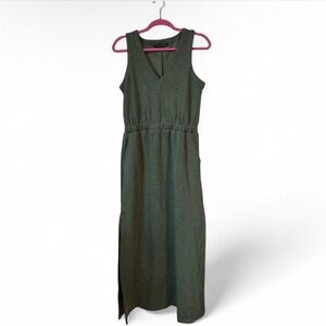 Boston Proper Olive Maxi Dress